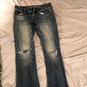 American Eagle Destroyed Denim Jeans